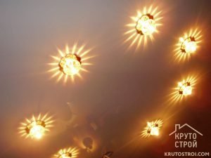 Лампочки для натяжных потолков: особенности выбора